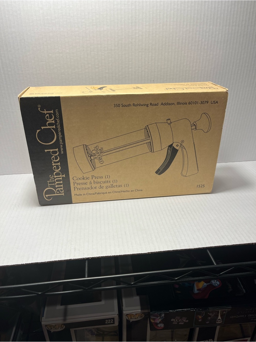 Pampered chef cookie press